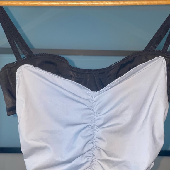 NWOT MIAOU Renzo Tube Top Baby Blue Bra Bralette Sweetheart {$195 MSRP} Medium - Picture 6 of 15